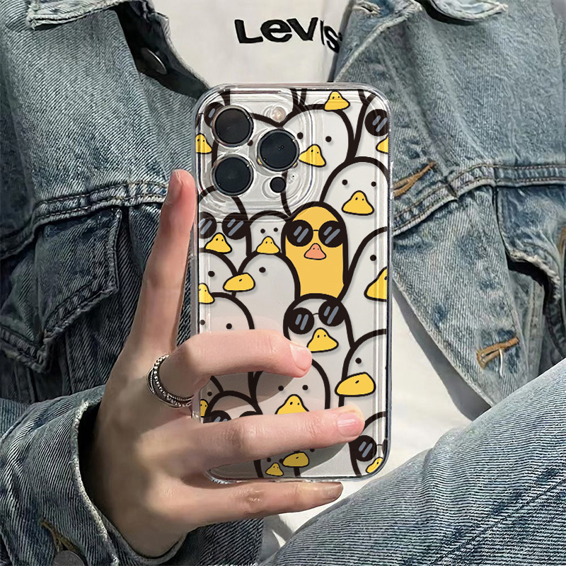 Apple Iphone 16 - Casing Bebek Kartun Lucu untuk iPhone