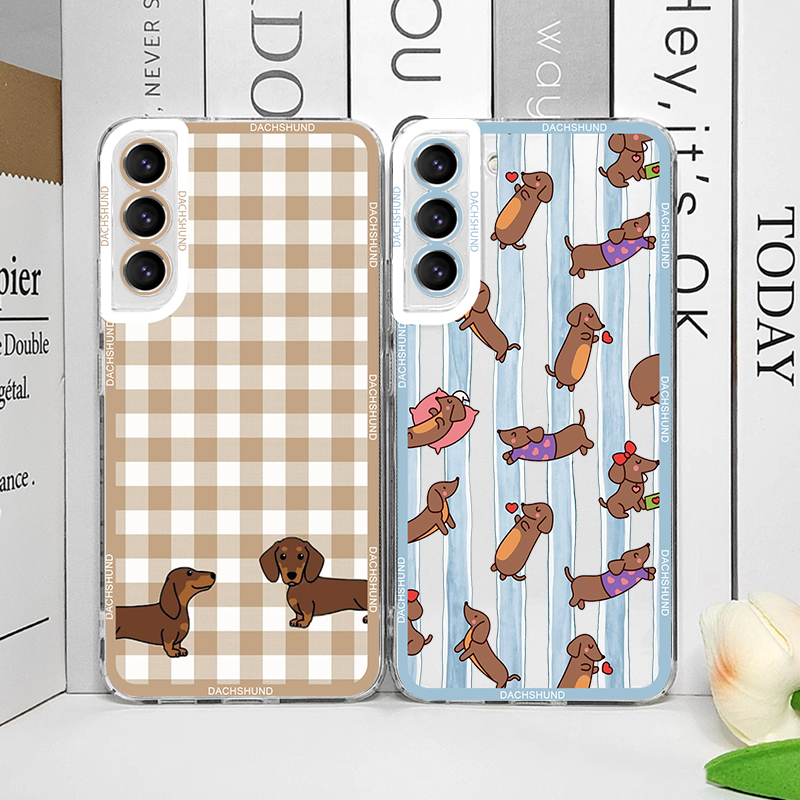 Oppo Reno 12 - Casing Ponsel Anjing Sosis Hewan Lucu