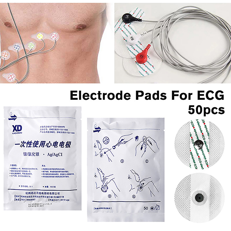 50 Buah/Tas Patch Elektroda Ak - Ecg Patch Monitor ulasan dan harga