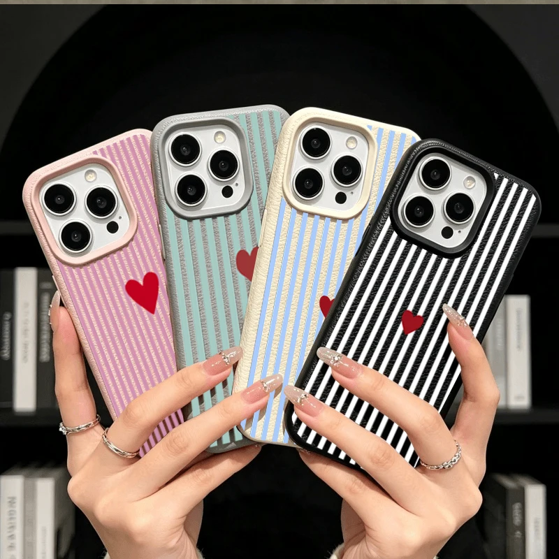 Casing Hati Bergaris Warna-war - Realme Note 50 ulasan dan harga