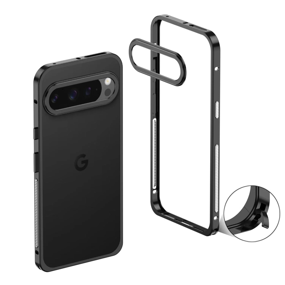 Casing Ponsel Bingkai Paduan A - Google Pixel 9 Pro ulasan dan harga