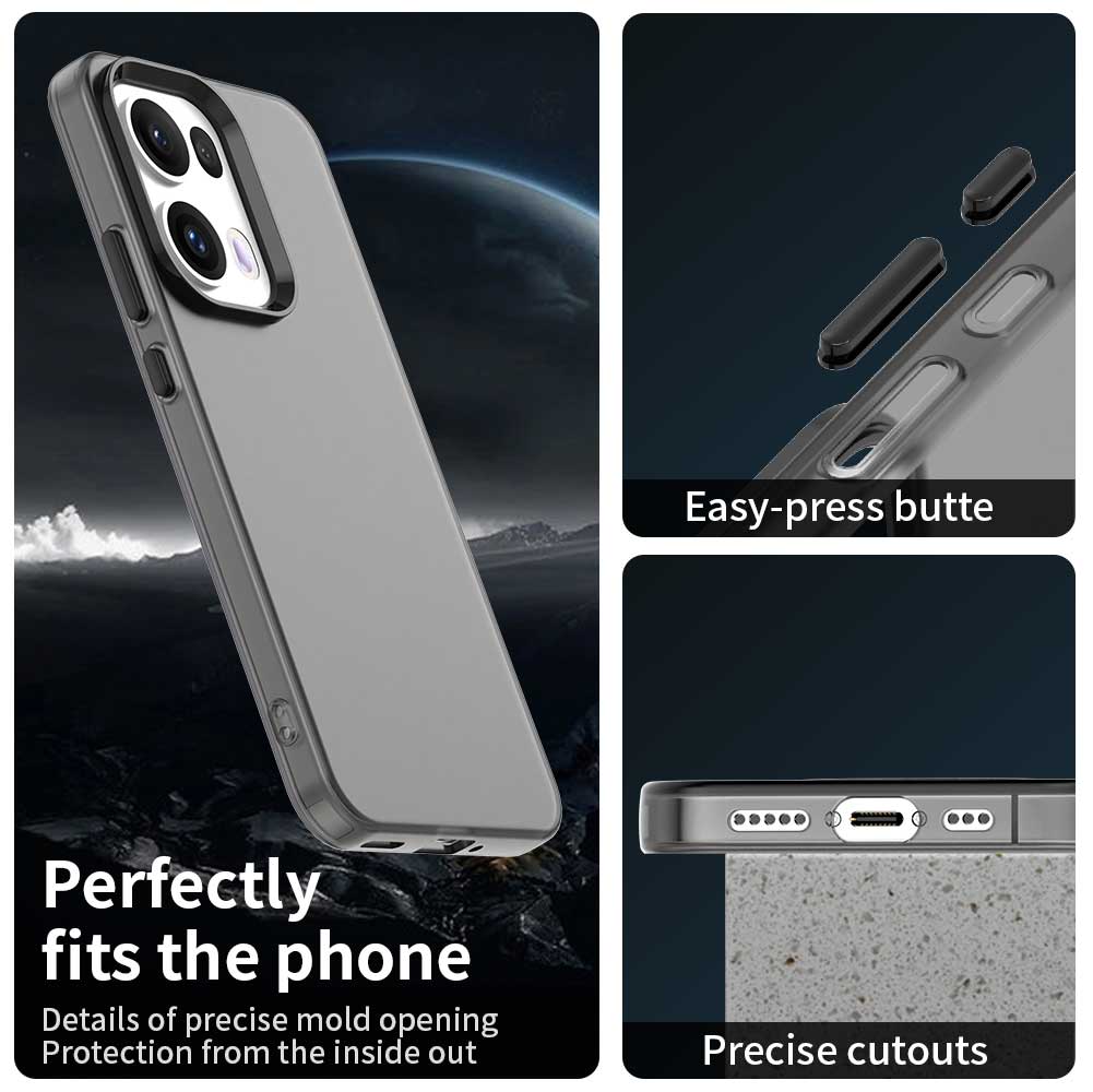 Casing Transparan Matte Warna  - Oppo Reno 12 ulasan dan harga