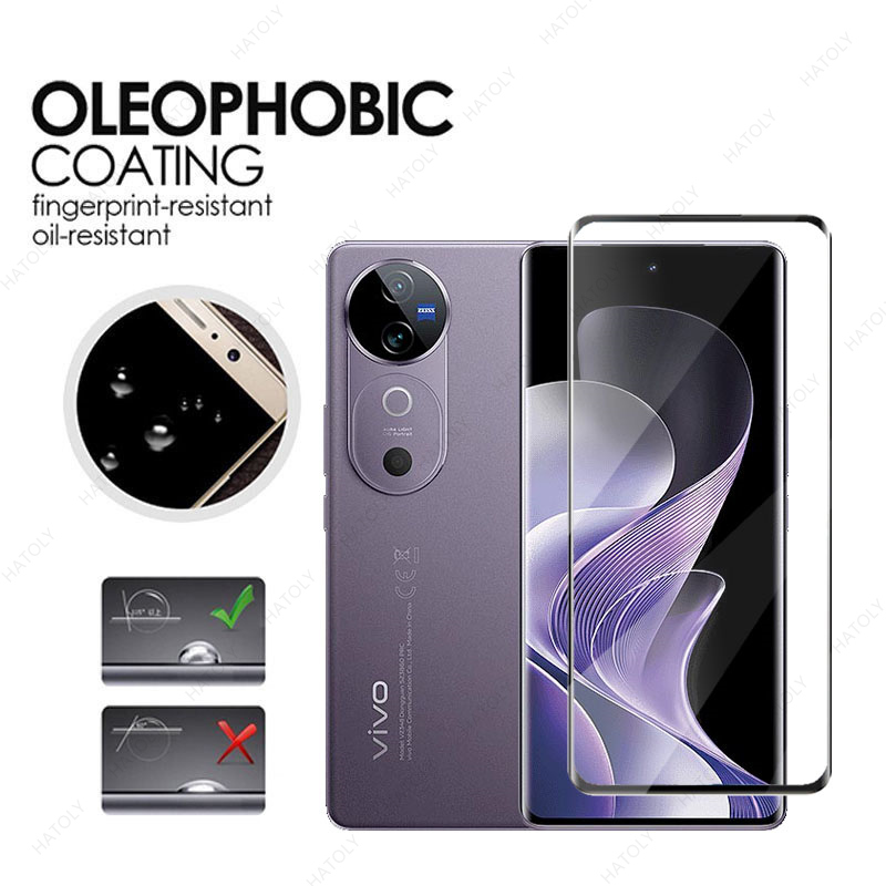 Kaca penuh 3D pelindung layar  - Vivo V40 ulasan dan harga